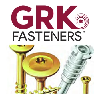 grk fasteners logo and image of screws and fasteners